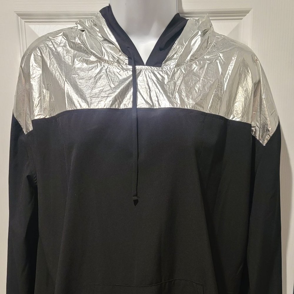 Victoria's Secret Sport Black Silver Pullover